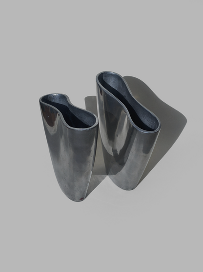 Set von 2 Vintage Vase klein