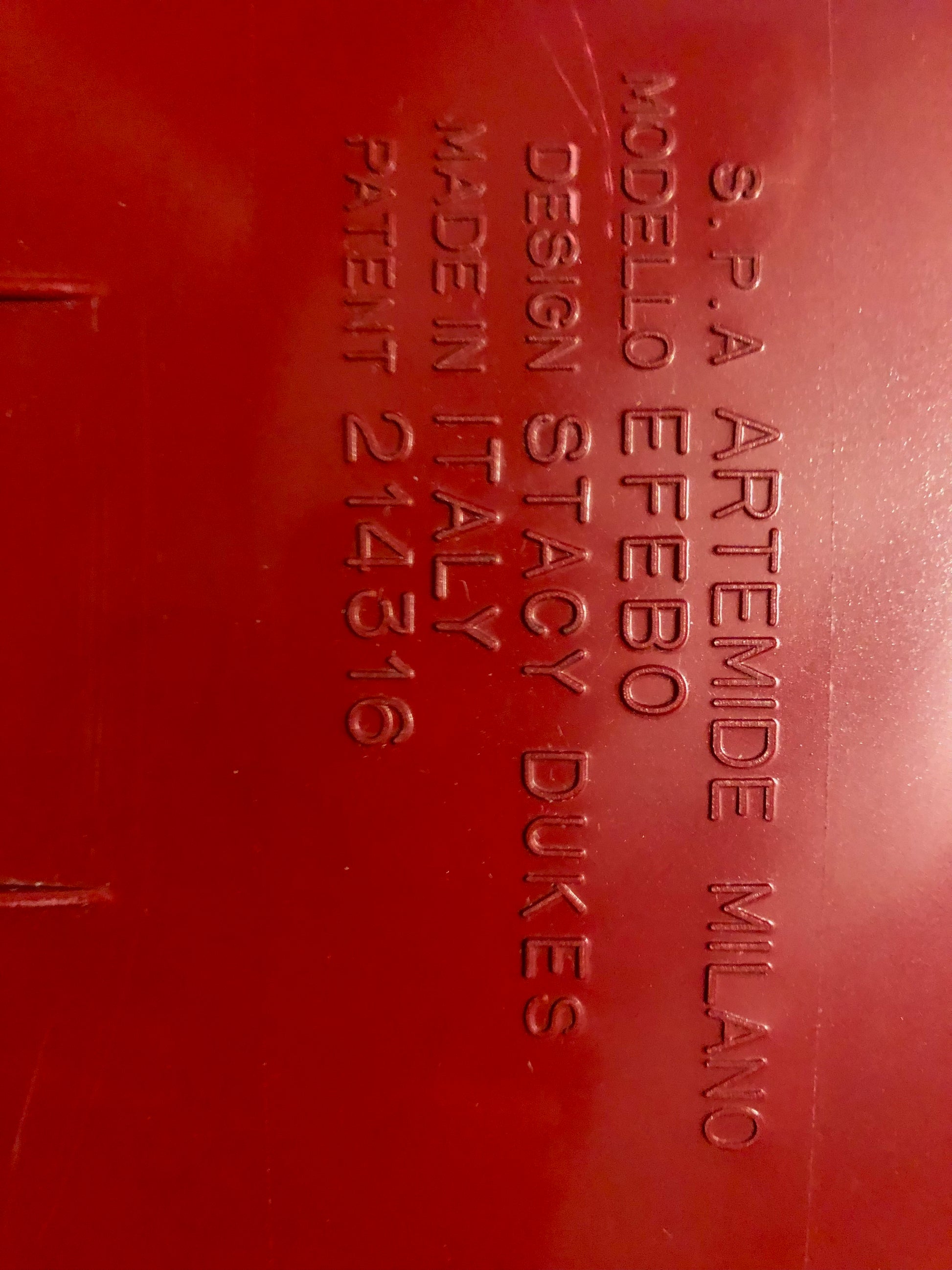 Vintage Hocker von Stacy Dukes für Artemide