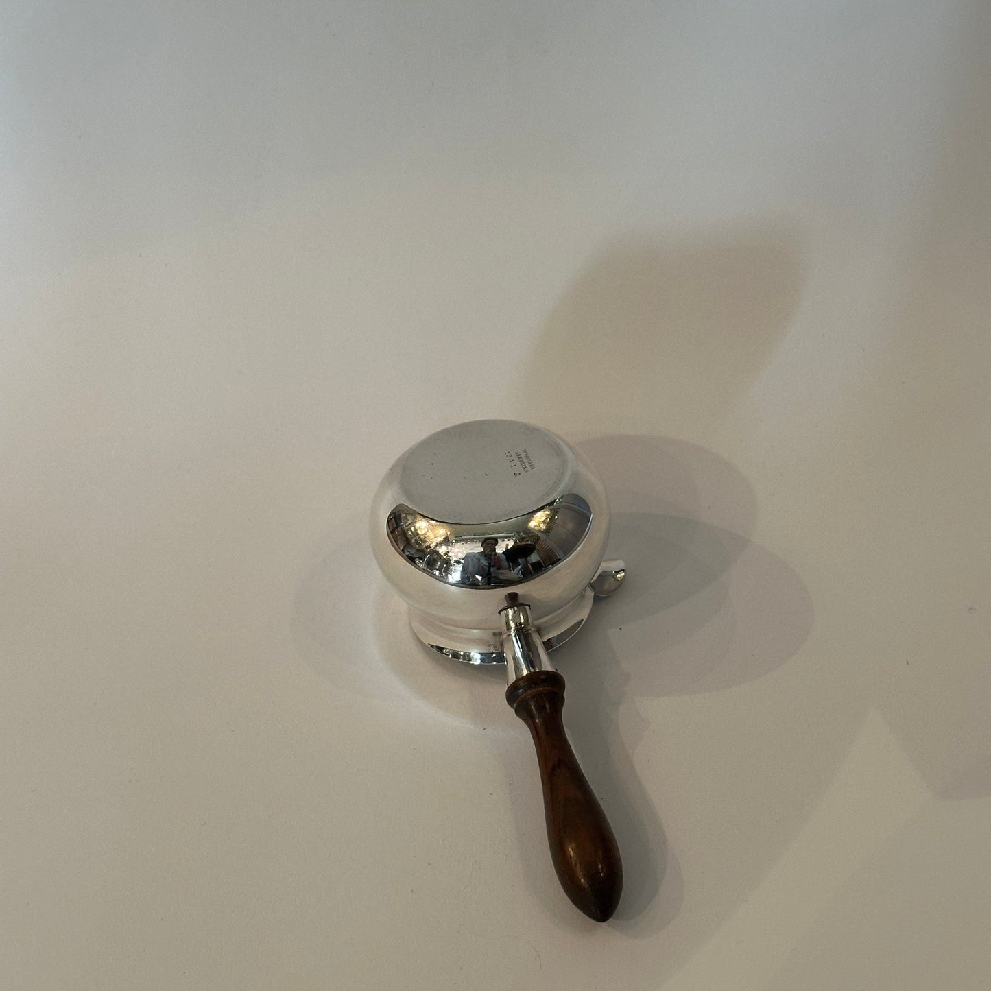 Vintage Sauciere mit Holzgriff von Tiffany+Co Silber Modell 1341