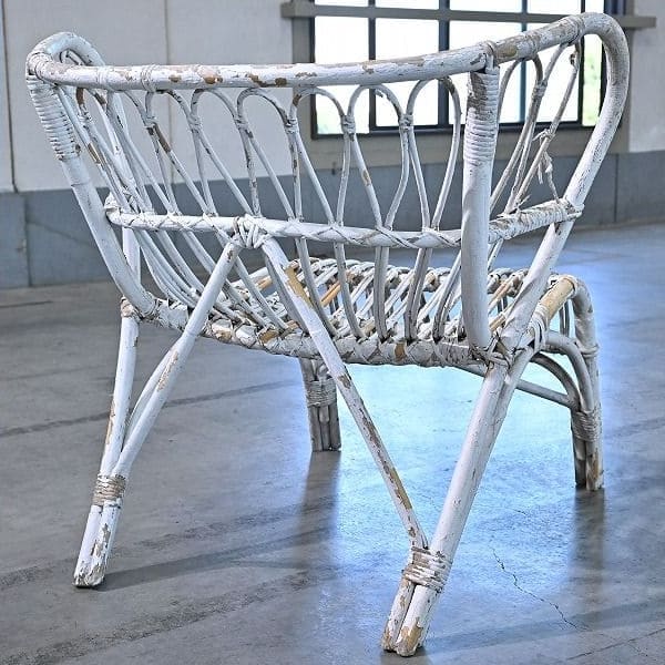 Vintage Loungechair aus Rattan
