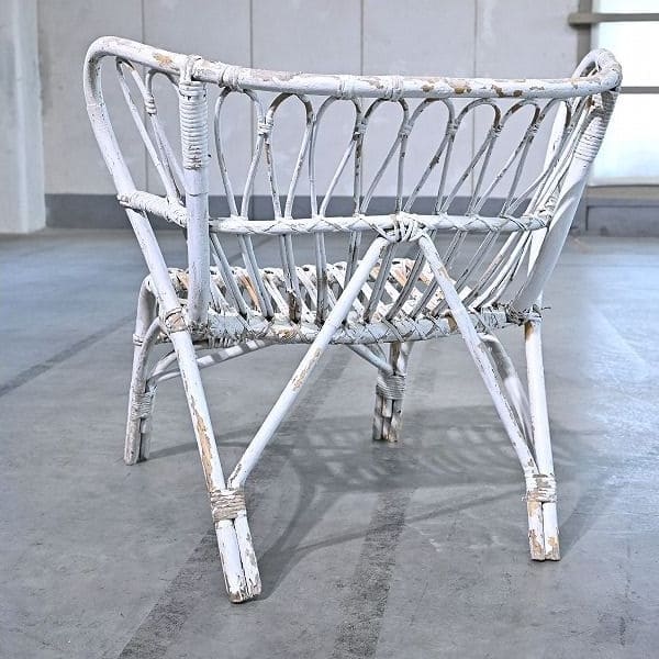 Vintage Loungechair aus Rattan