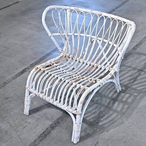 Vintage Loungechair aus Rattan