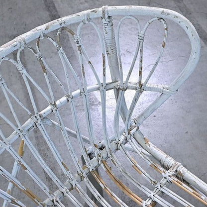 Vintage Loungechair aus Rattan