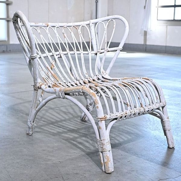Vintage Loungechair aus Rattan