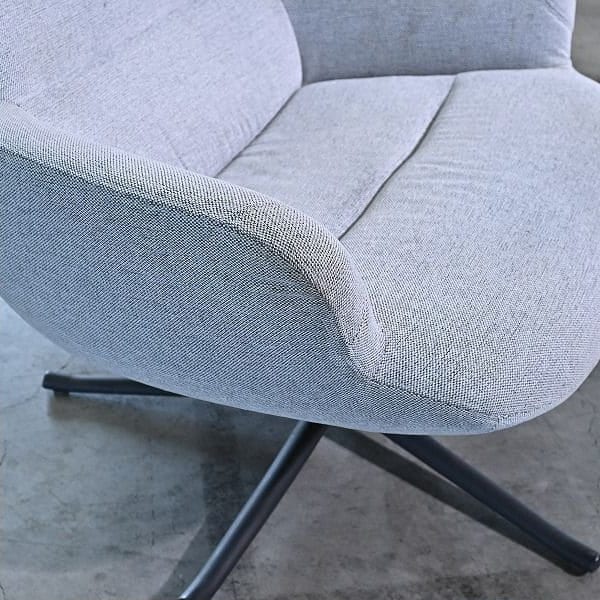 Vintage Sessel Trento mit Ottoman von BoConcept