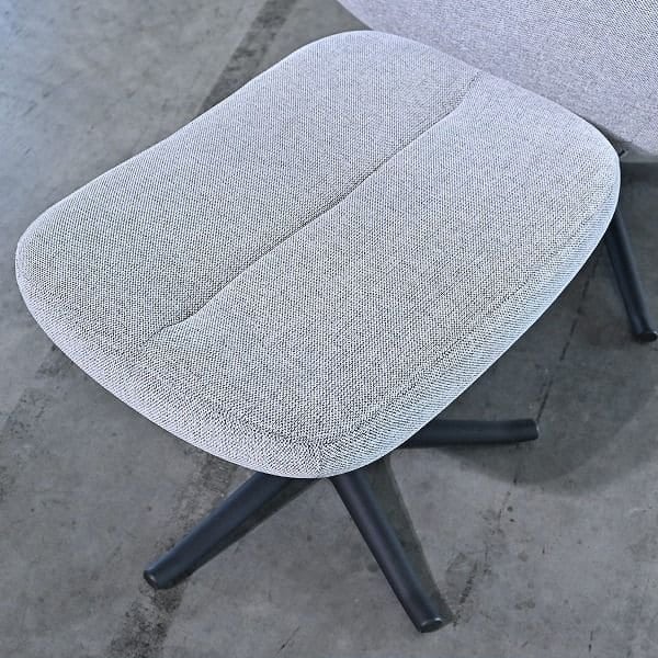 Vintage Sessel Trento mit Ottoman von BoConcept