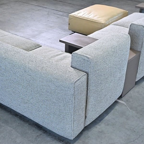 Vintage Sofa Omnio Bracco von arflex Set von 7 mit Beistelltisch und Ottoman