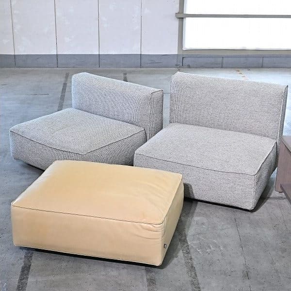 Vintage Sofa Omnio Bracco von arflex Set von 7 mit Beistelltisch und Ottoman