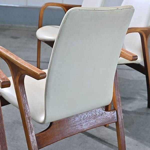 Set von 4 Vintage Armstuhl "Antler" von Sakakura Associates für Tendo