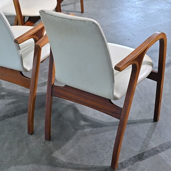 Set von 4 Vintage Armstuhl "Antler" von Sakakura Associates für Tendo