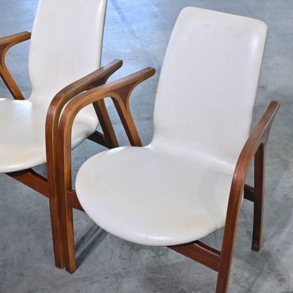Set von 4 Vintage Armstuhl "Antler" von Sakakura Associates für Tendo