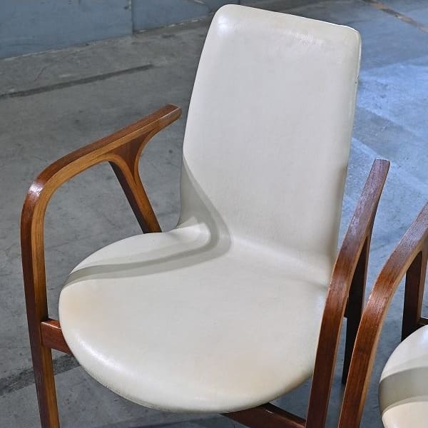 Set von 4 Vintage Armstuhl "Antler" von Sakakura Associates für Tendo