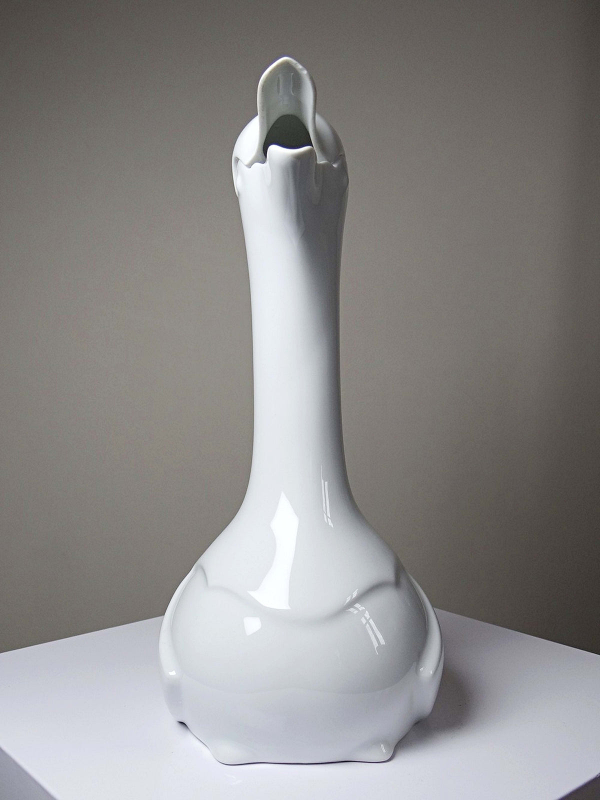 Vintage Karaffe Ente Porzellan Limoges nach Sandoz