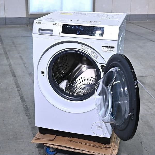 Vintage Waschmaschine AQW-D10P-R von AQUA mit Wärmepumpentrockner, rechtsöffnend, gebraucht