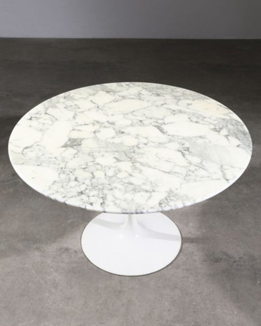Vintage Couchtisch Tulip von Eero Saarinen für Knoll International, Marmorplatte