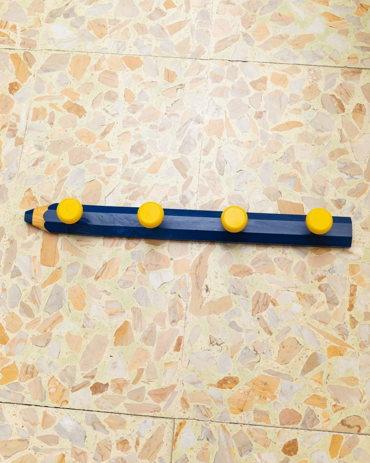 Vintage Kleiderschrank Crayon von Pierre Sala für Memphis Design blau gelb