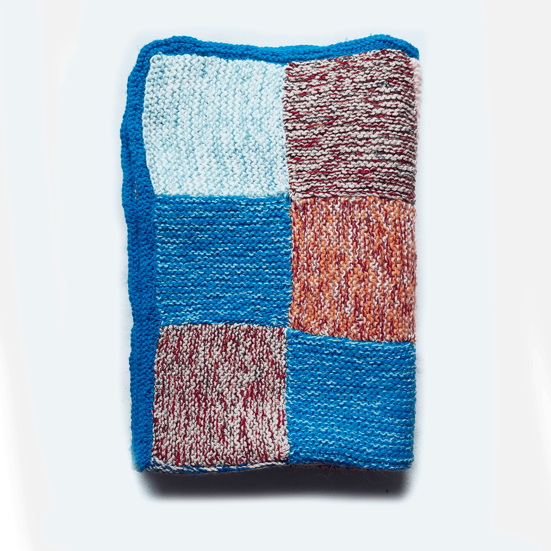 Couverture vintage faite main avec un nouveau design géométrique multicolore