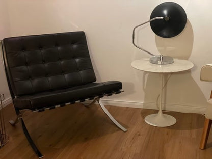 Vintage Lampe No. 8 von Clay Michie für Knoll International, Schwarz Silber