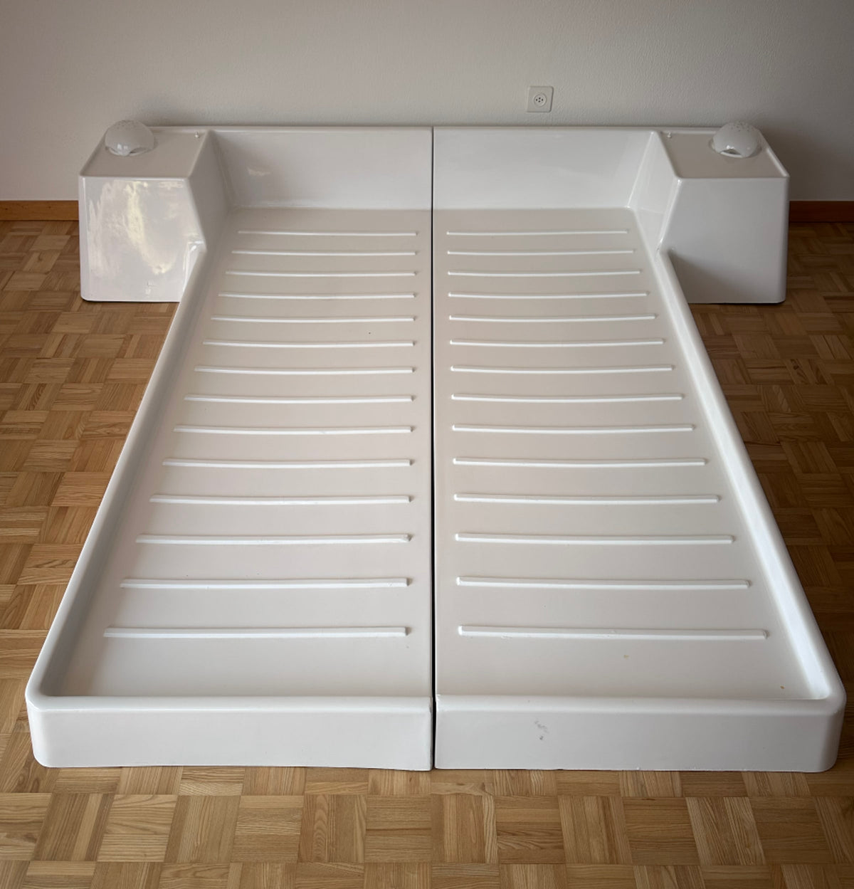 Vintage Doppelbett Space Age von Marc Held für Prisunic