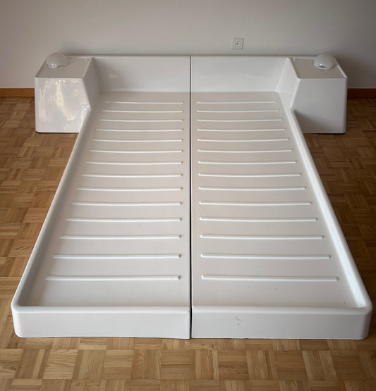 Vintage Doppelbett Space Age von Marc Held für Prisunic