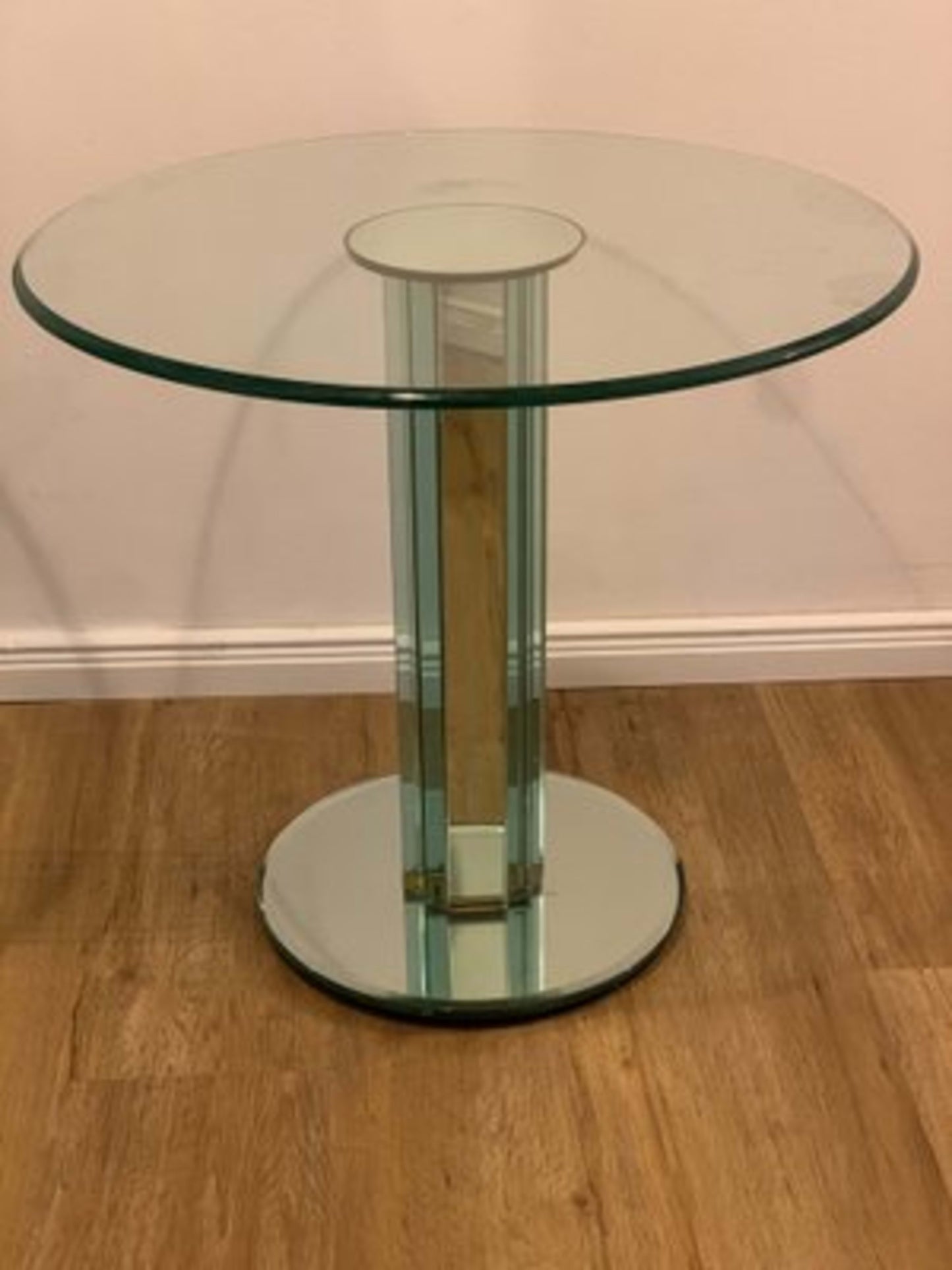 Vintage Set von 2 Beistelltisch von Luigi Massoni für Gallotti und Radice Spiegelglas