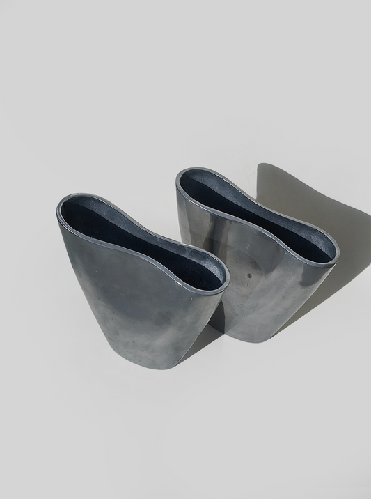 Set von 2 Vintage Vase klein