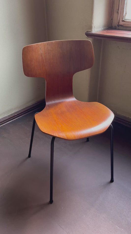 Set von 4 Stühle "Hammer" 3103 von Arne Jacobsen für Fritz Hansen