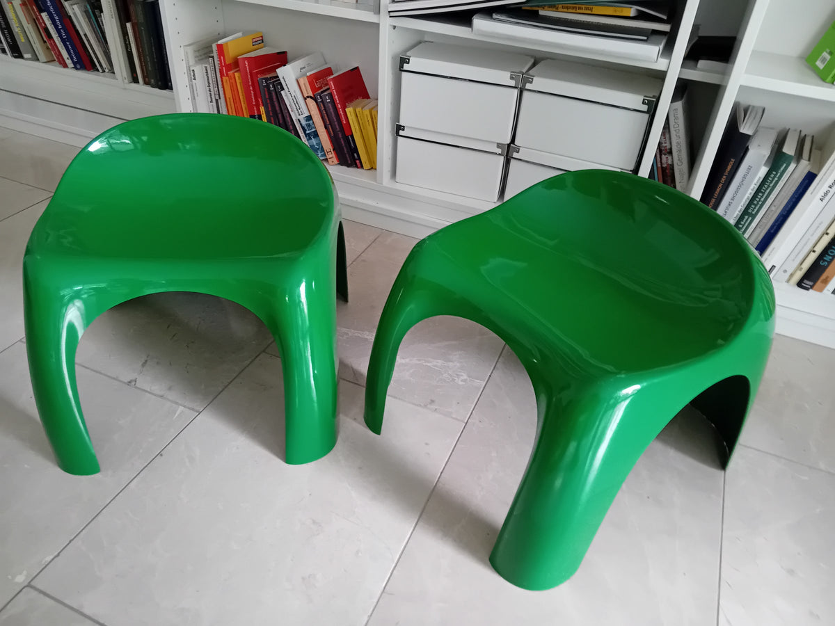 Set von 2 Hocker "Efeo" von Stacey Duke für Artemide