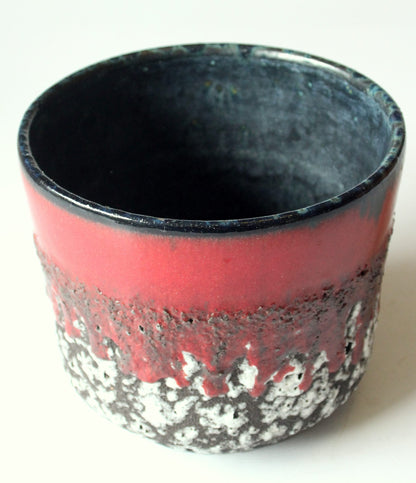 Vintage Fat Lava Keramik Blumentopf