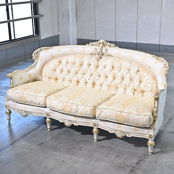 Vintage Sofa Rococo von Mario Colciago für Fratelli Origgi