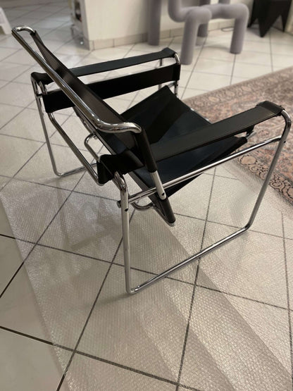 Vintage Sessel "Wassily" von Marcel Breuer für Gavina