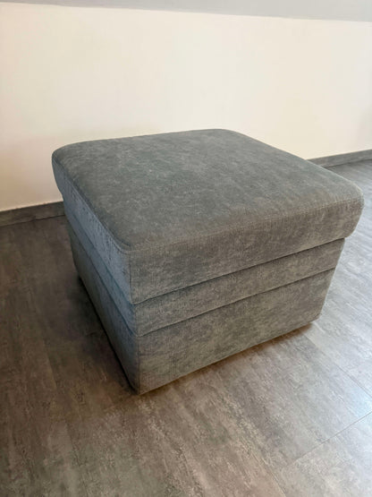Ecksofa mit Schlaffunktion und Bettkasten von Oelsa in Grau Pre-Loved
