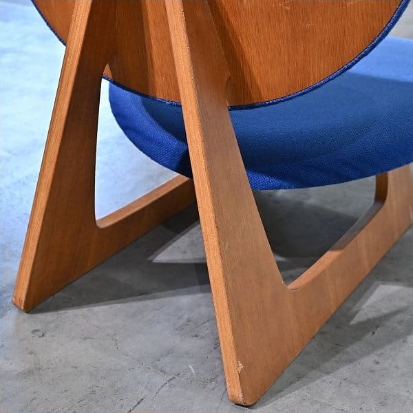 Vintage Loungestuhl von Daisaku Chou für Tendo Mokko, Eiche, Japan
