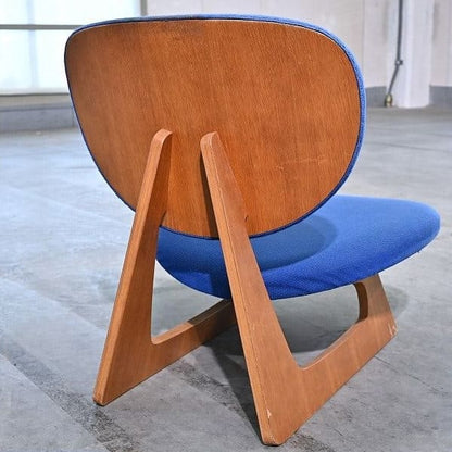 Vintage Loungestuhl von Daisaku Chou für Tendo Mokko, Eiche, Japan