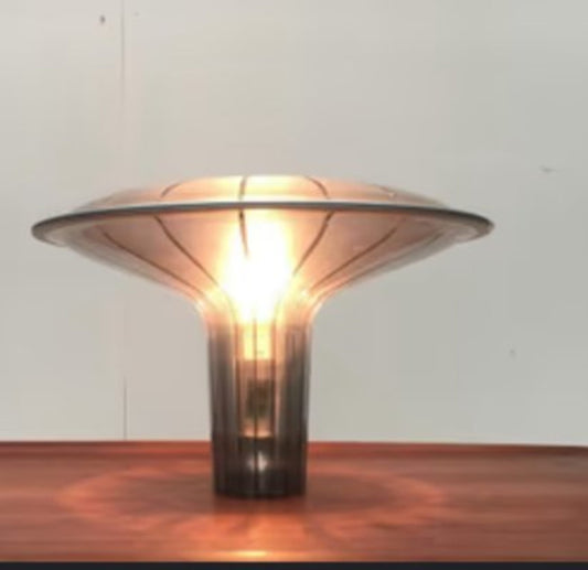 Vintage Tischleuchte D36 Agaricon von Ross Lovegrove für Luceplan durchsichtig