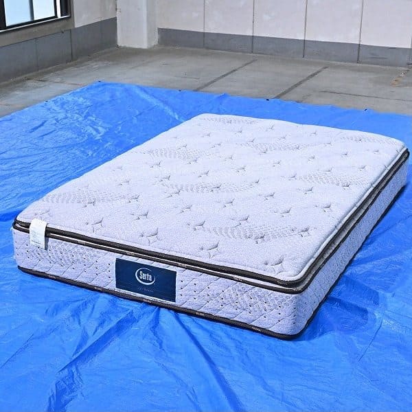 Vintage Matratze D-Light Breeze 72 PS 6.8 von Serta Doppelgröße, hohe Rückfederung, gebraucht