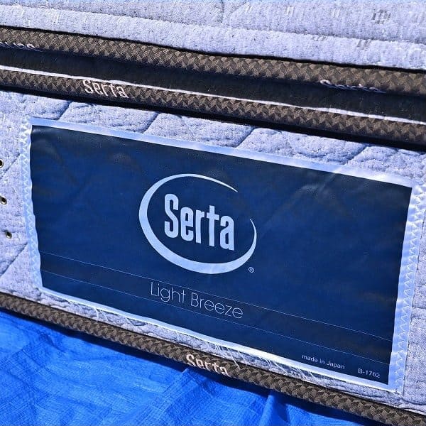 Vintage Matratze D-Light Breeze 72 PS 6.8 von Serta Doppelgröße, hohe Rückfederung, gebraucht