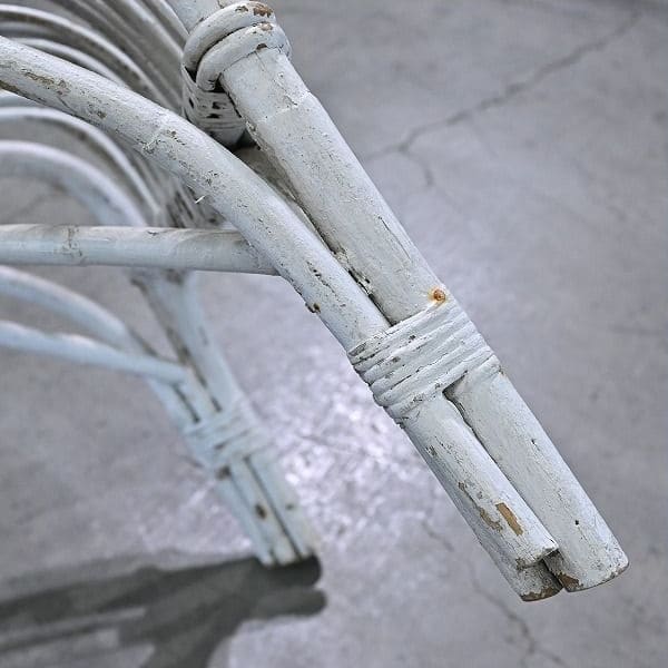 Vintage Loungechair Set von 2 Rattan