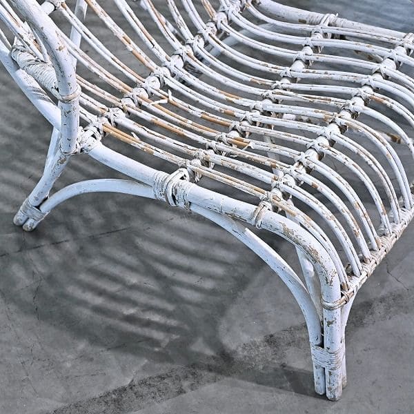 Vintage Loungechair Set von 2 Rattan