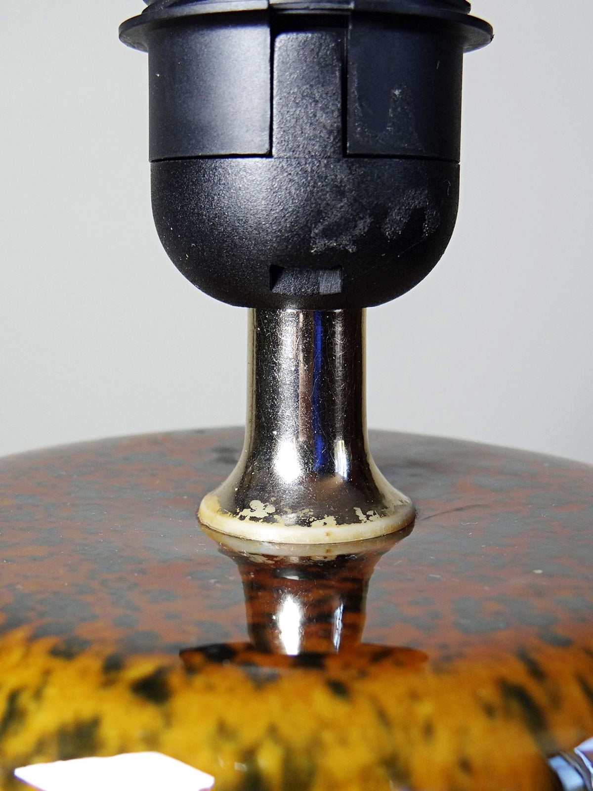 Tischlampe Keramik Hollywood Regency, Italien 1970er Jahre
