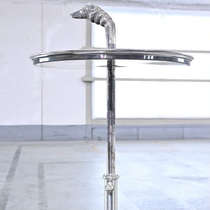 Vintage Beistelltisch von Varosa Valenti mit Hundekopf
