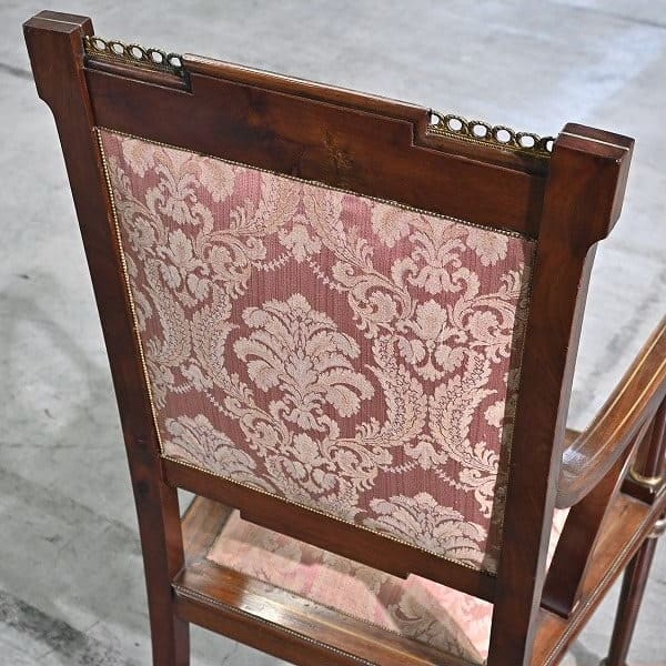 Vintage Stuhl im Empire-Stil aus Mahagoni, von Frankreich