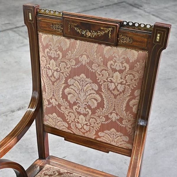 Vintage Stuhl im Empire-Stil aus Mahagoni, von Frankreich
