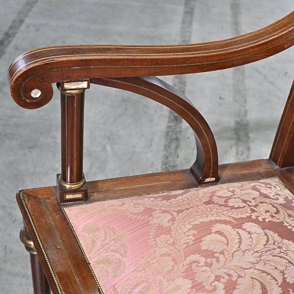 Vintage Stuhl im Empire-Stil aus Mahagoni, von Frankreich