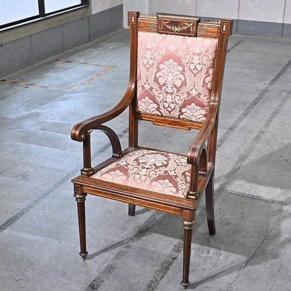 Vintage Stuhl im Empire-Stil aus Mahagoni, von Frankreich