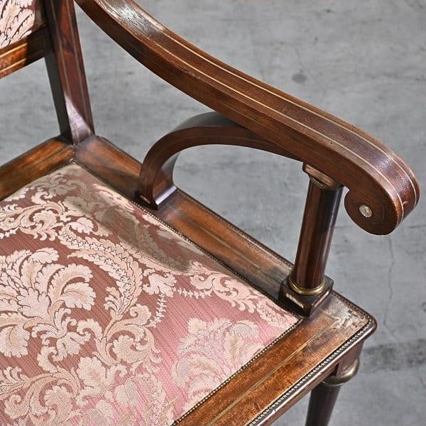 Vintage Stuhl im Empire-Stil aus Mahagoni, von Frankreich