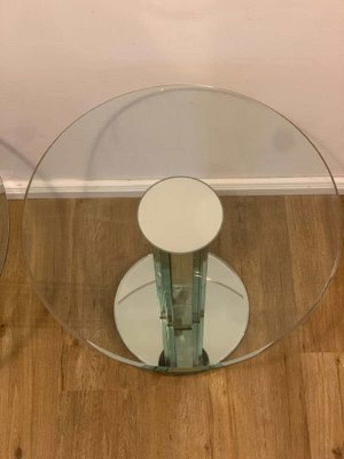 Vintage Set von 2 Beistelltisch von Luigi Massoni für Gallotti und Radice Spiegelglas