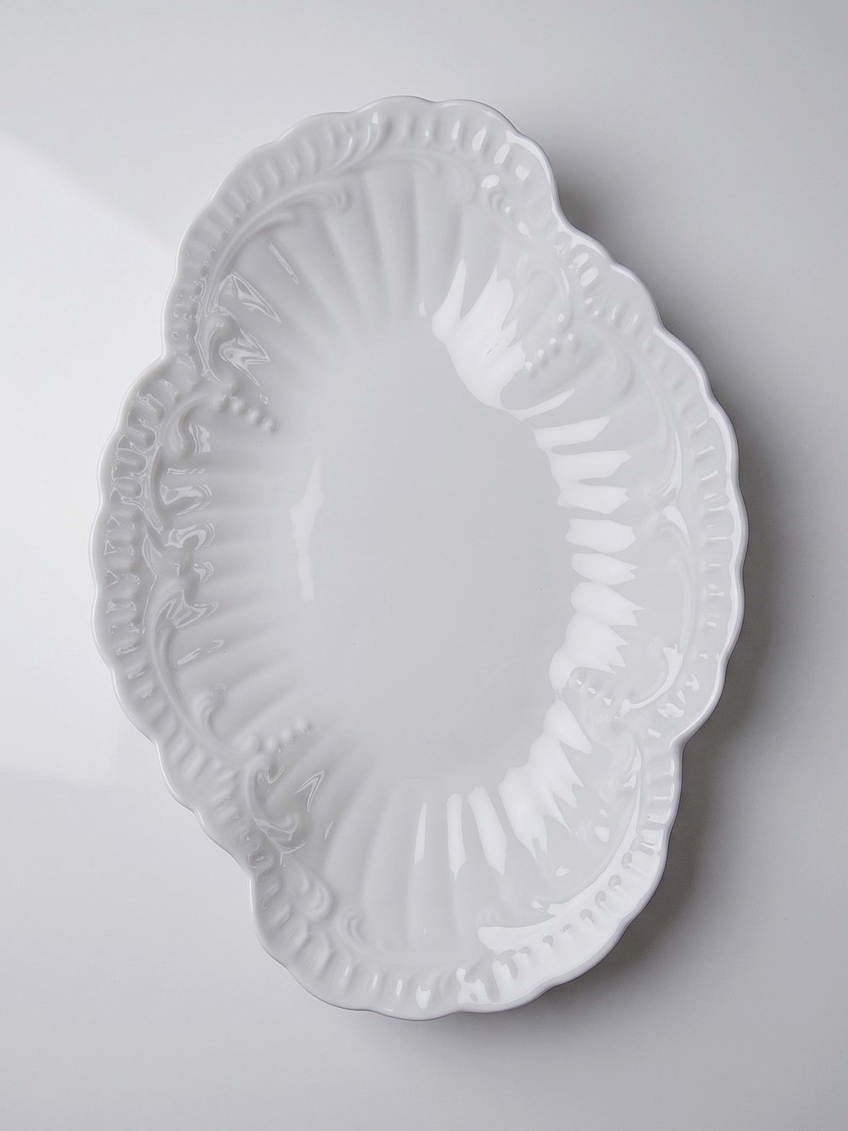 Vintage Platte Chastagner Limoges, Rocaille-Stil