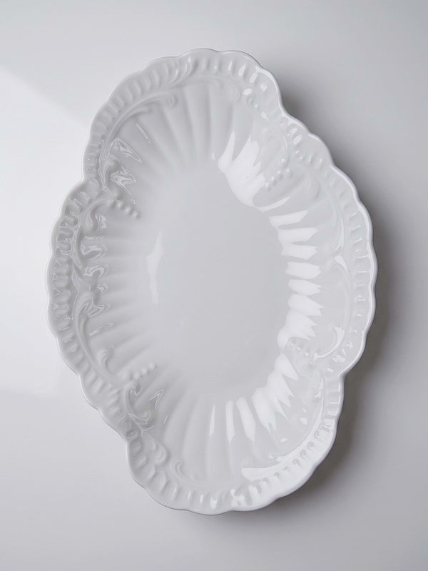 Vintage Platte Chastagner Limoges, Rocaille-Stil