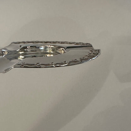 Cendrier vintage en relief de laurier par Tiffany+Co en argent